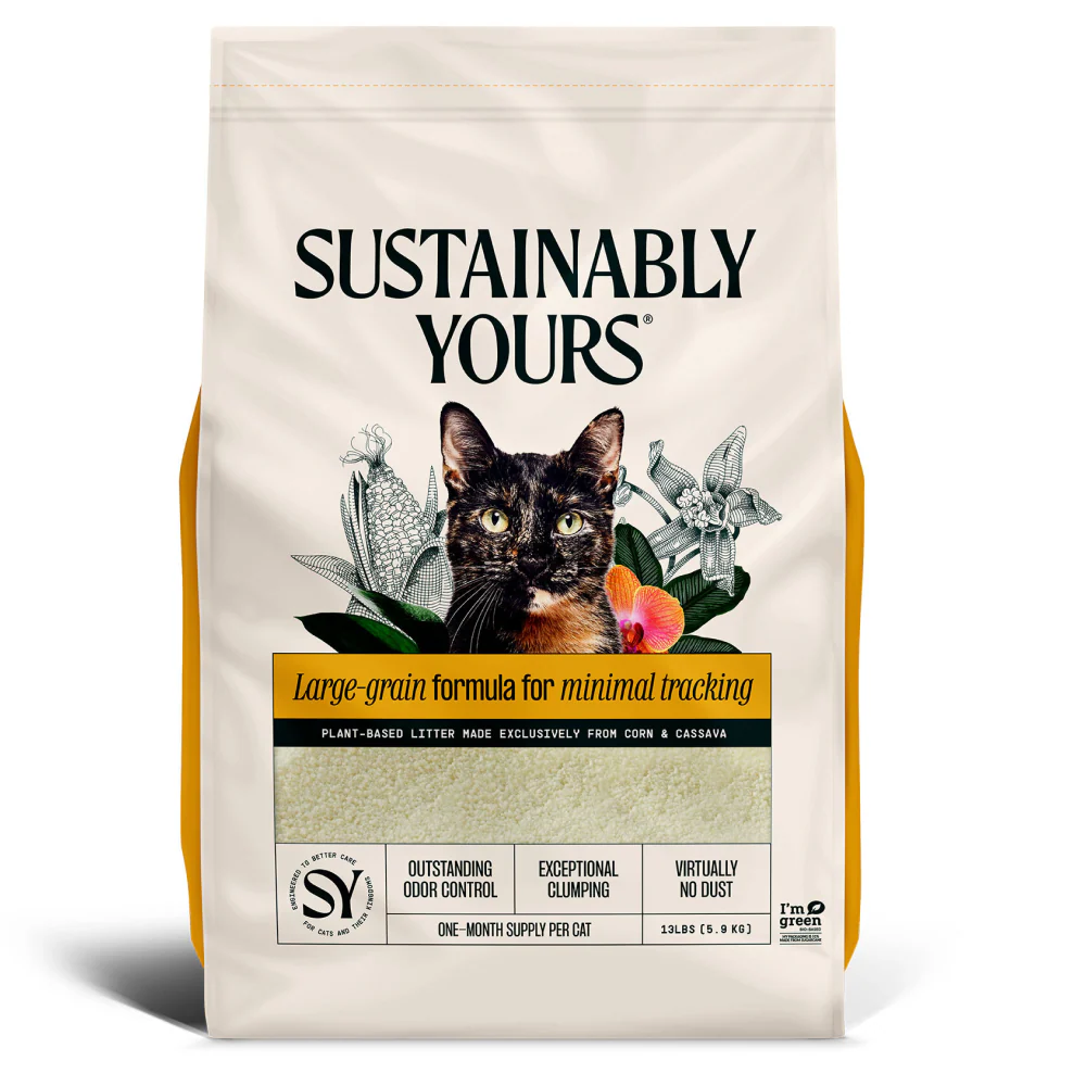 Sustainably Yours Multi Cat Unscented Large Grains Cat Litter - Image 2