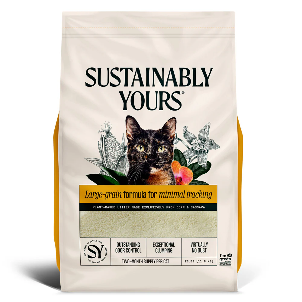 Sustainably Yours Multi Cat Unscented Large Grains Cat Litter - Image 2