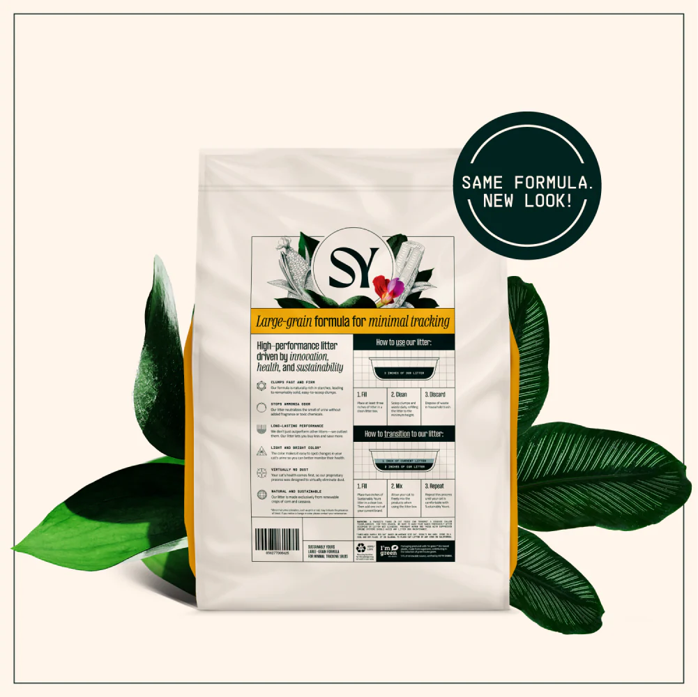 Sustainably Yours Multi Cat Unscented Large Grains Cat Litter - Image 9