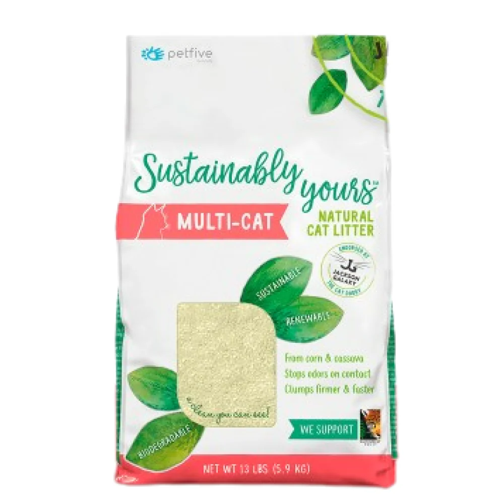 Sustainably Yours Multi Cat Unscented Mixed Granules Cat Litter - Image 11