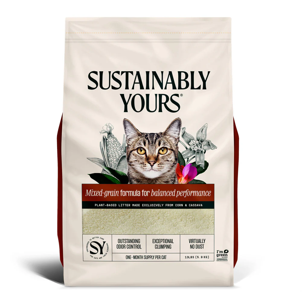 Sustainably Yours Multi Cat Unscented Mixed Granules Cat Litter - Image 2