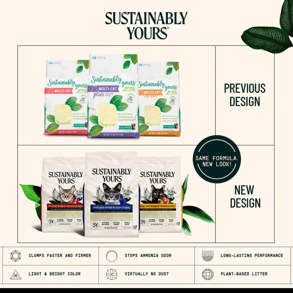 Sustainably Yours Multi Cat Unscented Mixed Granules Cat Litter - Image 8