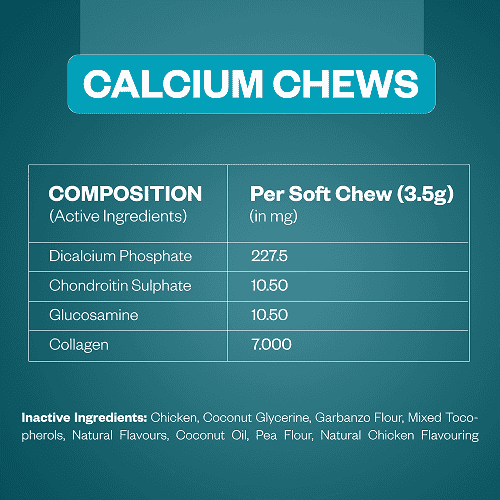 TailsAlive Calcium Chicken Flavor Soft Chews Supplements for Dogs - Image 4