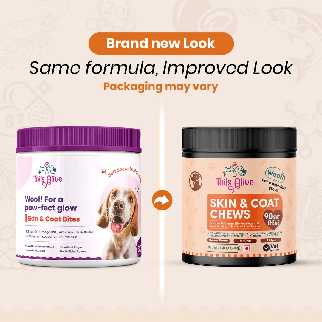 TailsAlive Skin & Coat Soft Chews Supplement for Dogs - Image 2
