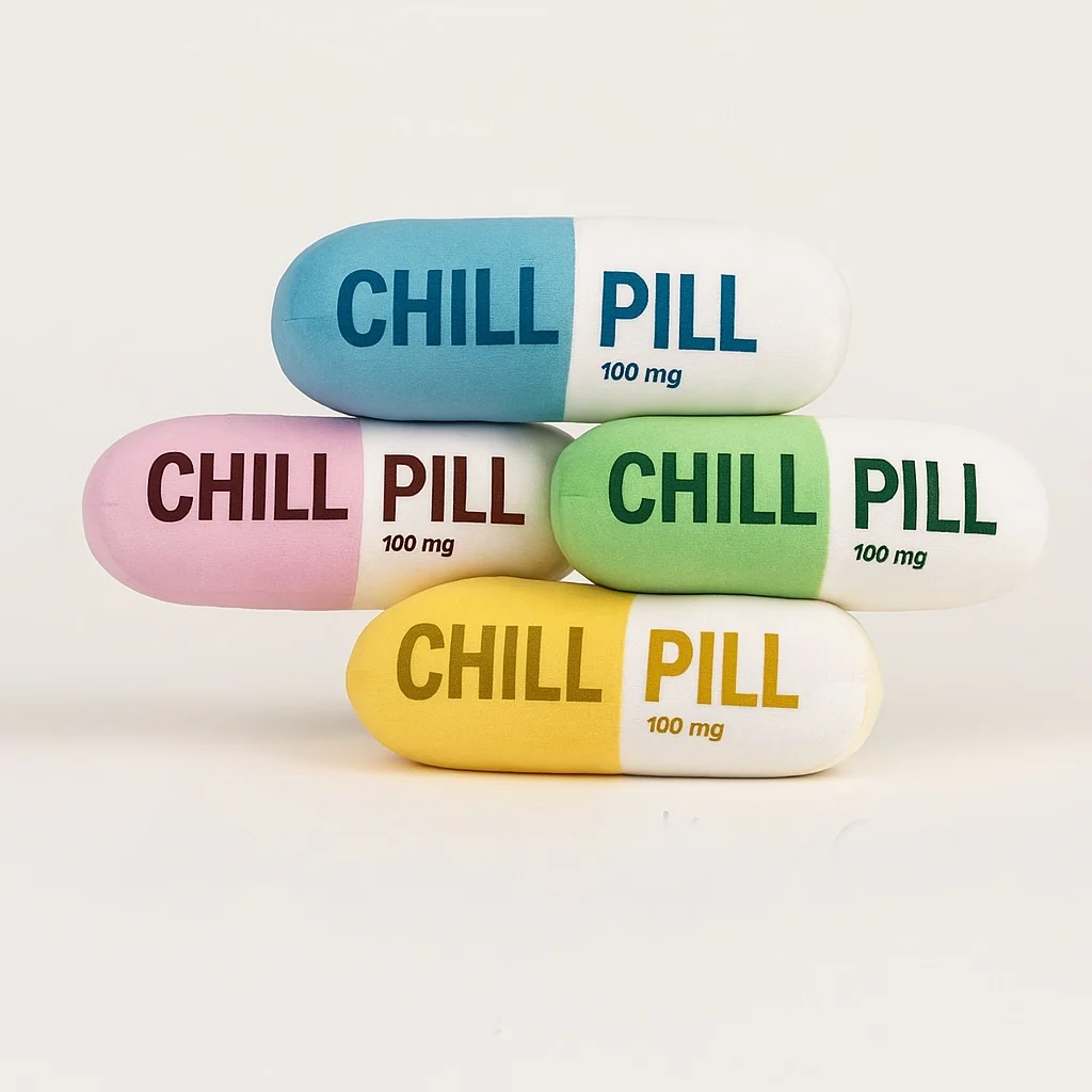 Talking Dog Chill Pill Plush Toy for Dogs (Green) - Image 3