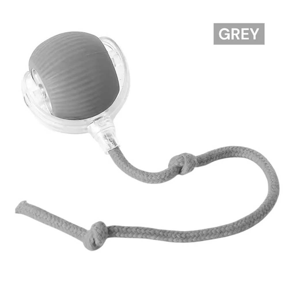 Talking Dog Club Automatic Rotating Interactive LED Ball for Cats, Kittens and Puppies (Grey) - Image 4
