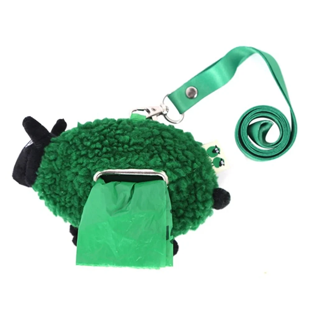 Talking Dog Club Baa Baa Black Sheep! Poop Bag Dispenser for Dogs and Cats (Green) - Image 3