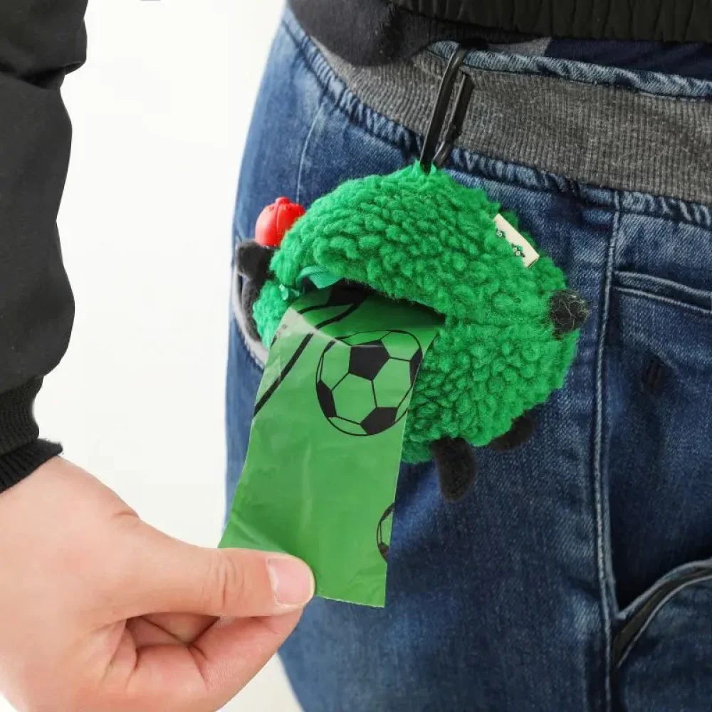 Talking Dog Club Baa Baa Black Sheep! Poop Bag Dispenser for Dogs and Cats (Green) - Image 4