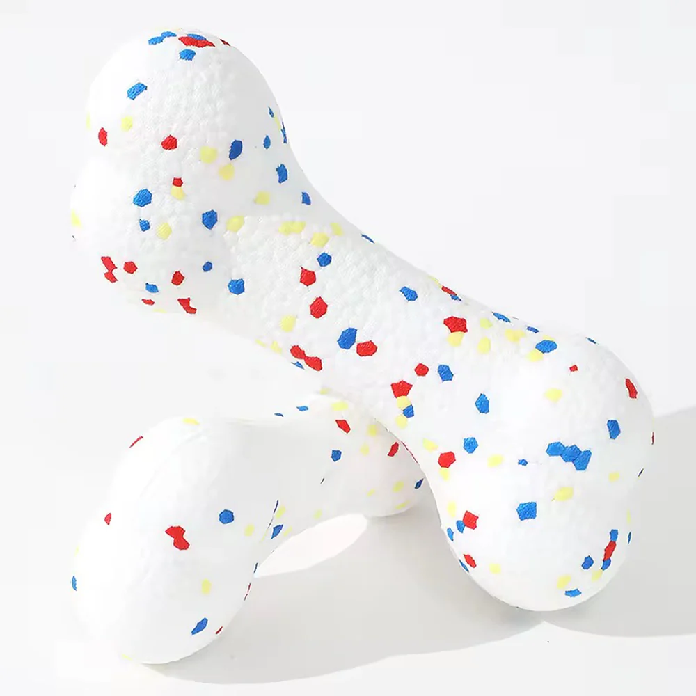 Talking Dog Club Bloom Bone Heavy Chew Toy for Dogs (White) - Image 4