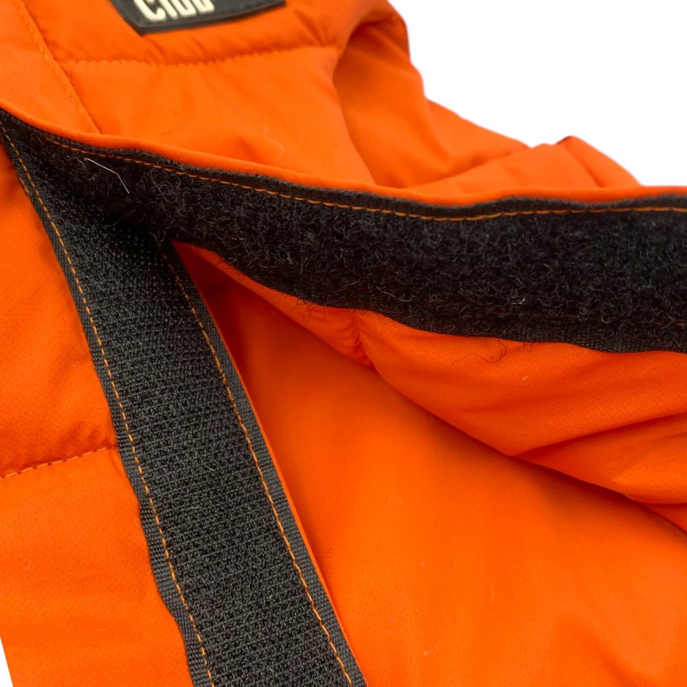 Talking Dog Club Bomber Jacks Hoodies for Dogs (Orange) - Image 7