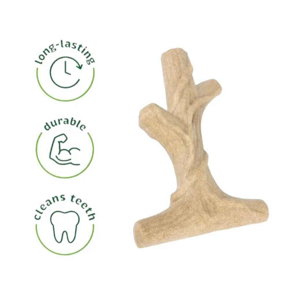 Talking Dog Club Branch Out Wood Heavy Chew Toy for Dogs (Brown) - Image 5