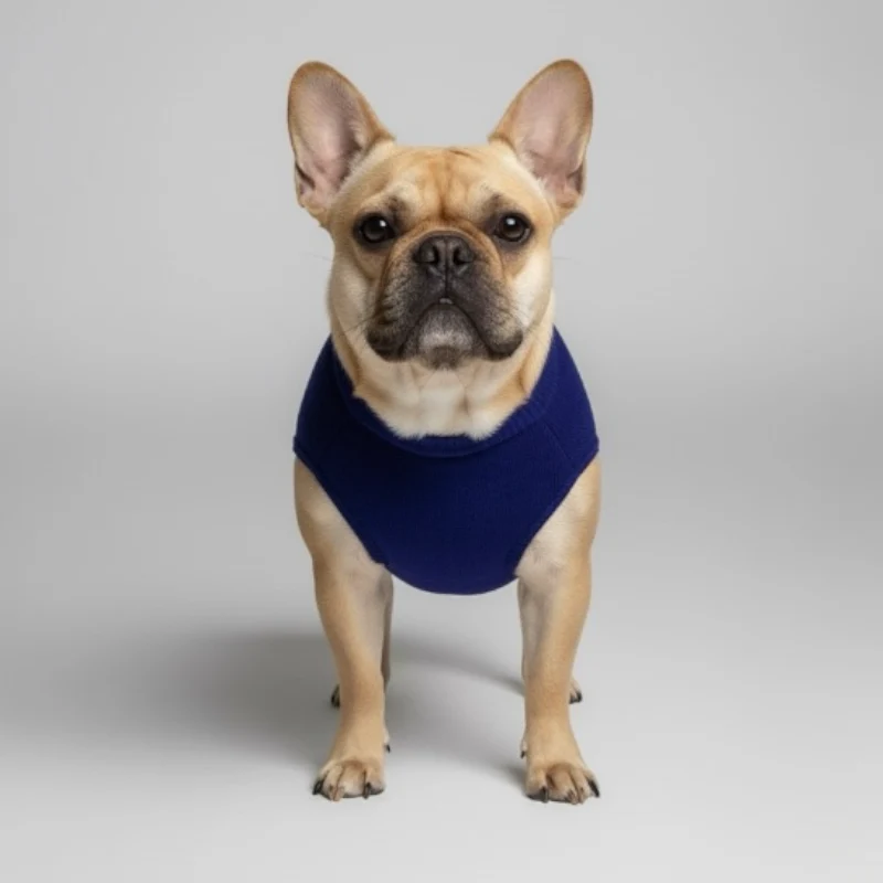 Talking Dog Club Bright Winter High Paw Jumper Sweater for Dogs (Blue) - Image 2