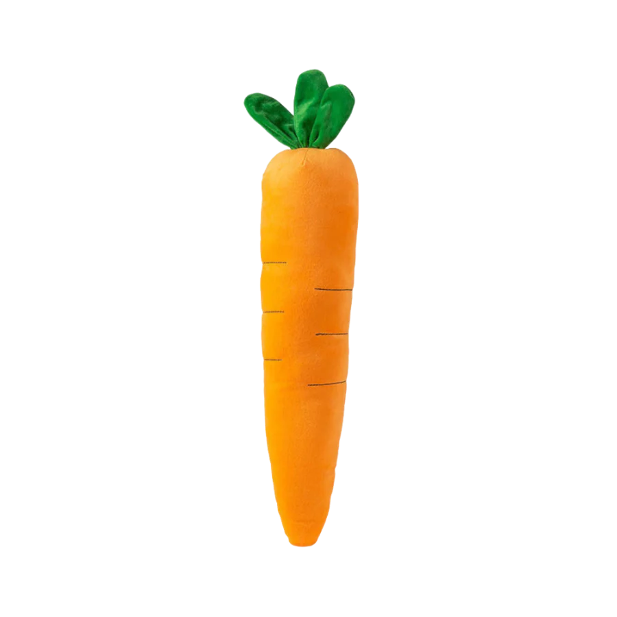 Talking Dog Club Extra Large Carrot Plush Toy for Dogs (Orange) - Image 6