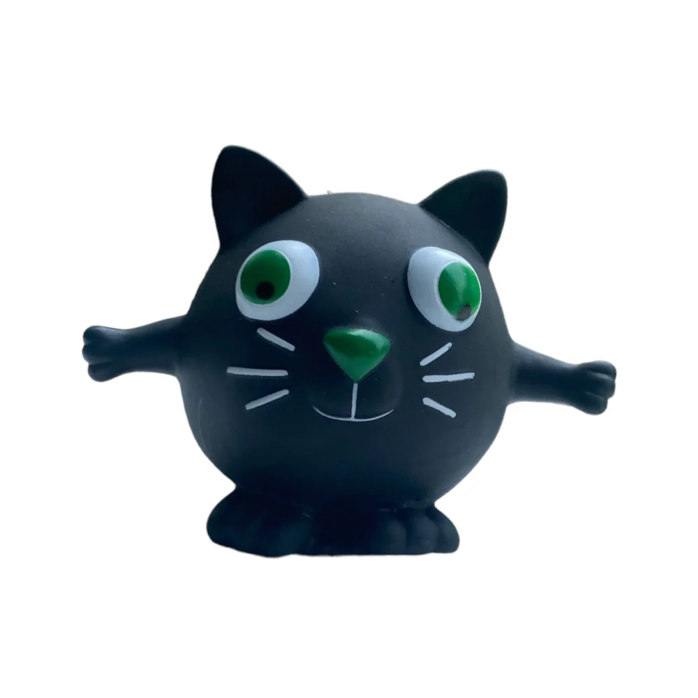 Talking Dog Club Cat Bouncy Ball Toy for Dogs (Black) - Image 6