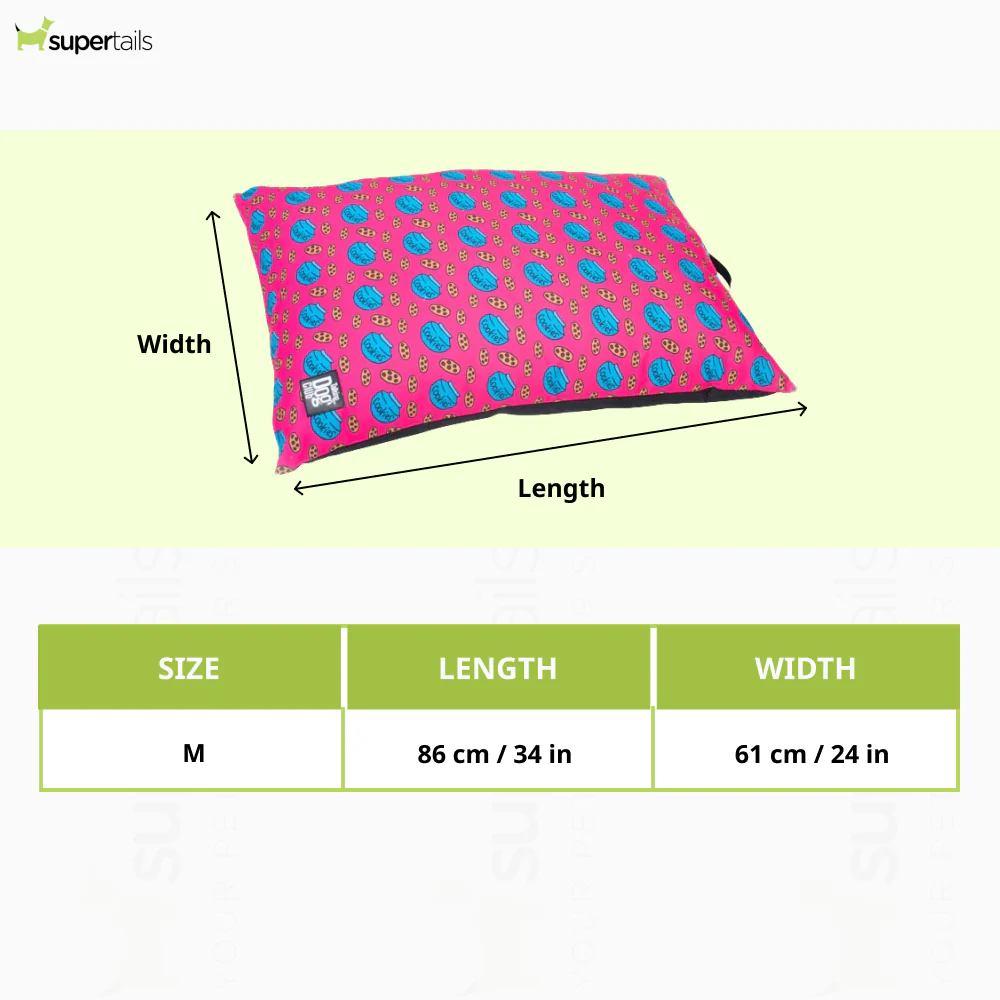 Talking Dog Club Cookie Dream Pillow Bed for Dogs and Cats (Pink) - Image 2