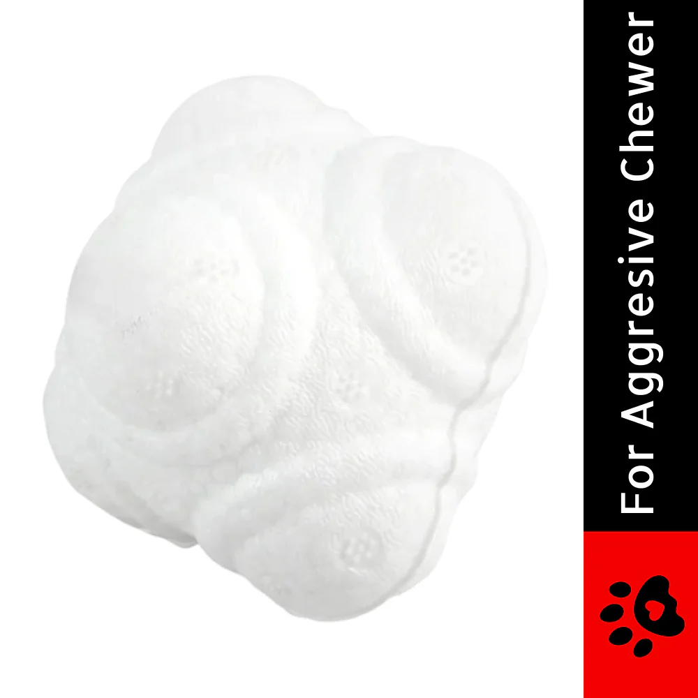 Talking Dog Club Crazy Bounce Meta Ball Toy for Dogs (White) - Image 3