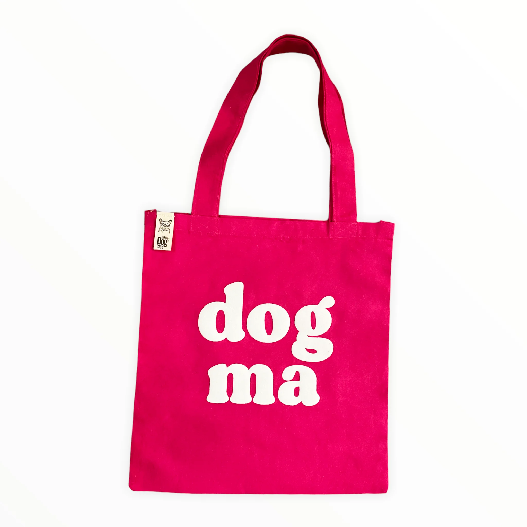 Talking Dog Club Dog Ma Carry All Tote Bag for Women (Pink) - Image 3