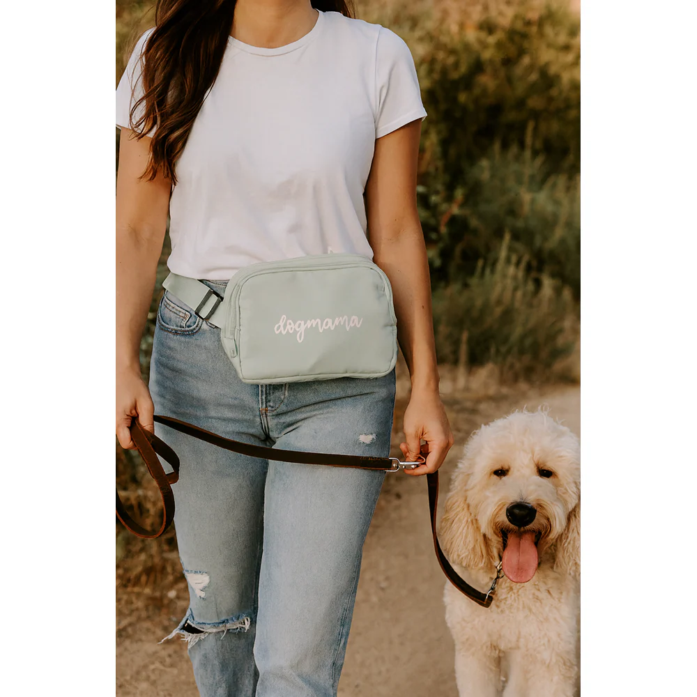 Talking Dog Club Dog Mama Waist Pouch Carry All Tote Bag for Women (Sage Green) - Image 2