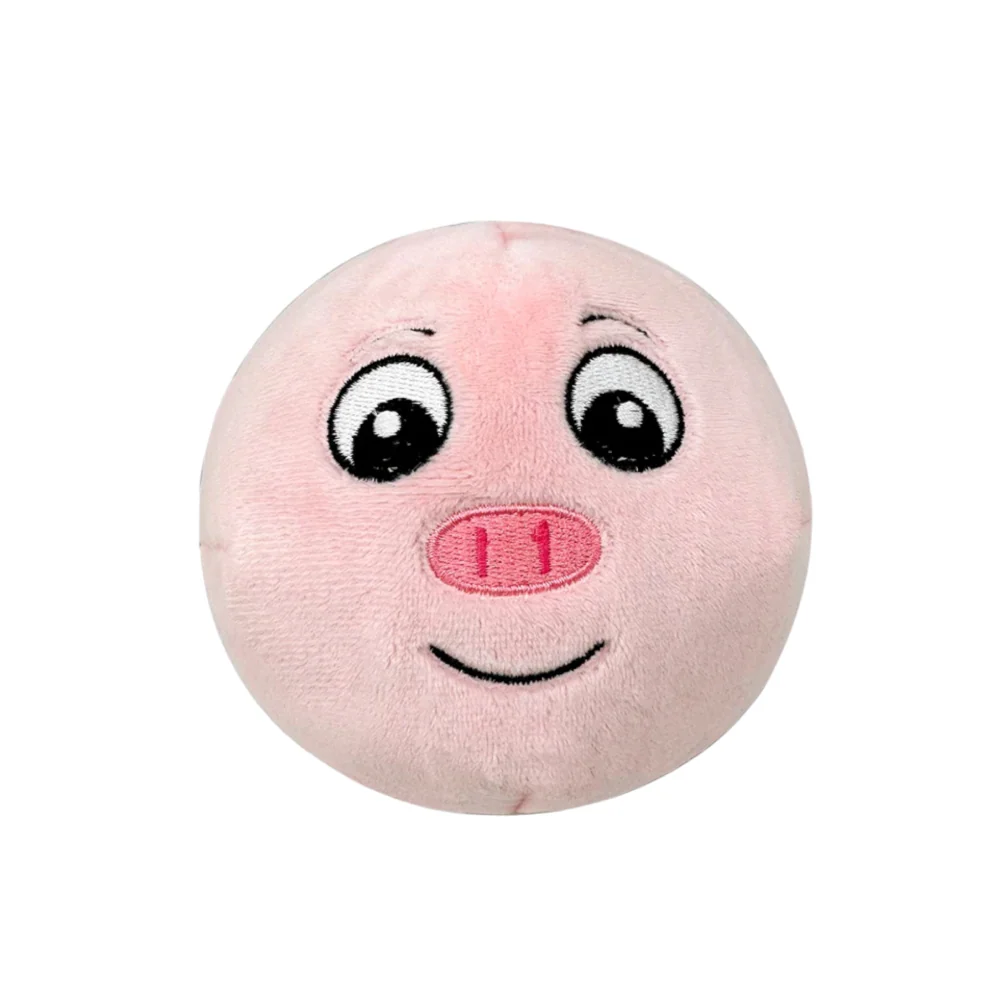 Talking Dog Club Pop A Pig Bouncy Plush Toy for Dogs (Pink) - Image 4