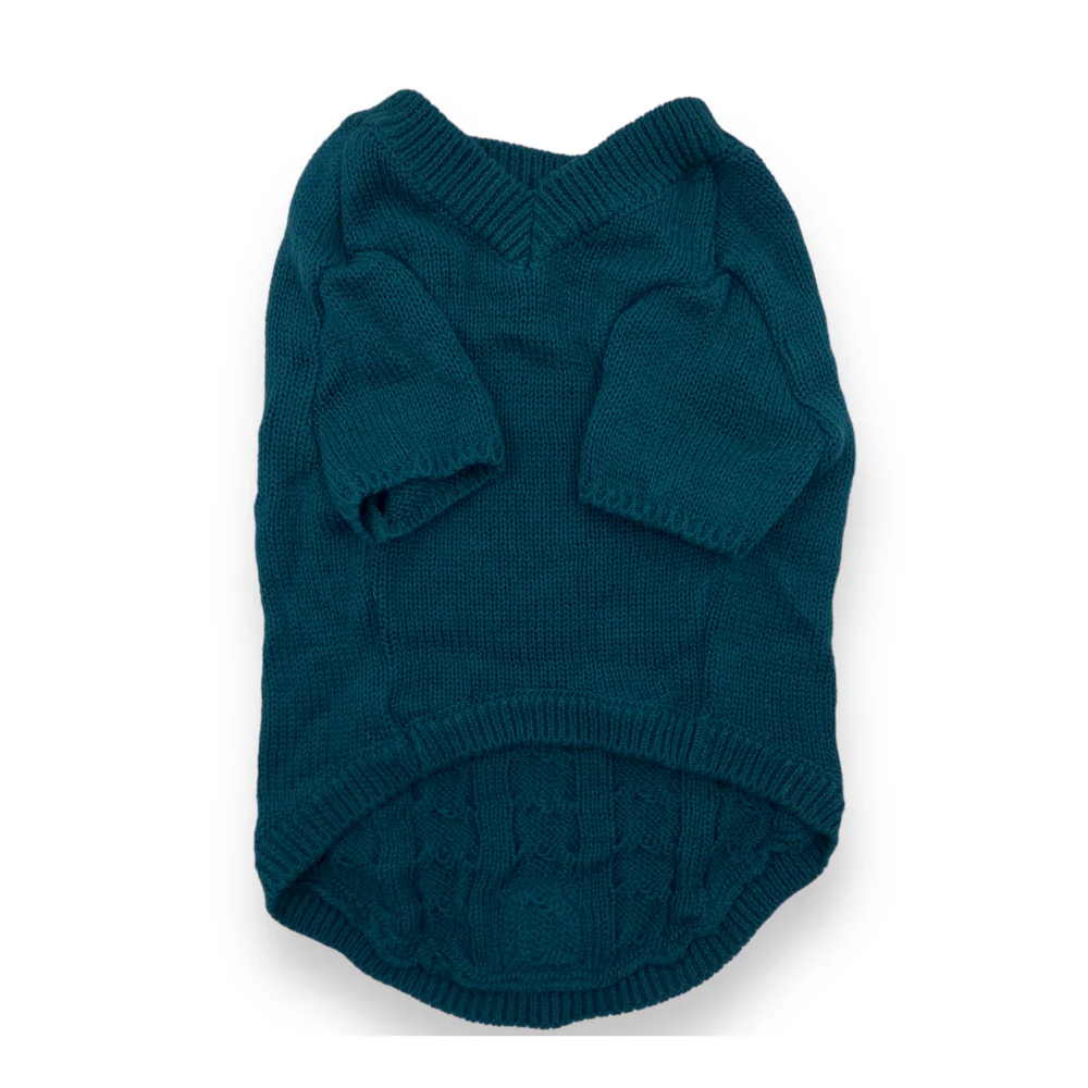 Talking Dog Club Doggy Jumper Sweater for Dogs and Cats (Dark Green) - Image 4