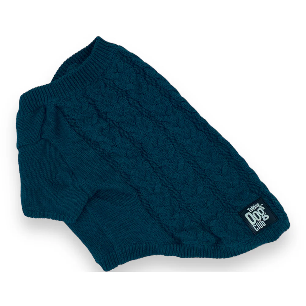 Talking Dog Club Doggy Jumper Sweater for Dogs and Cats (Dark Green) - Image 5