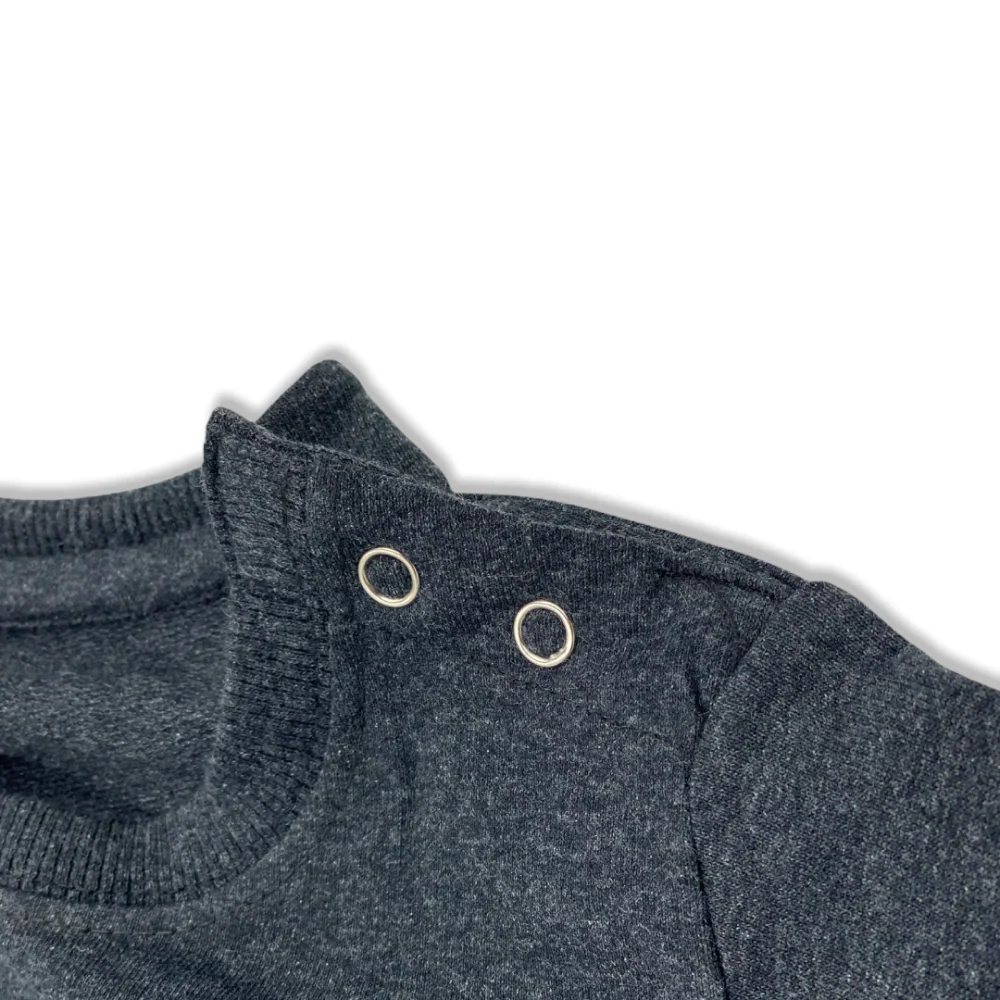 Talking Dog Club Doggy Warmer Solid Sweatshirt for Dogs (Charcoal) - Image 7