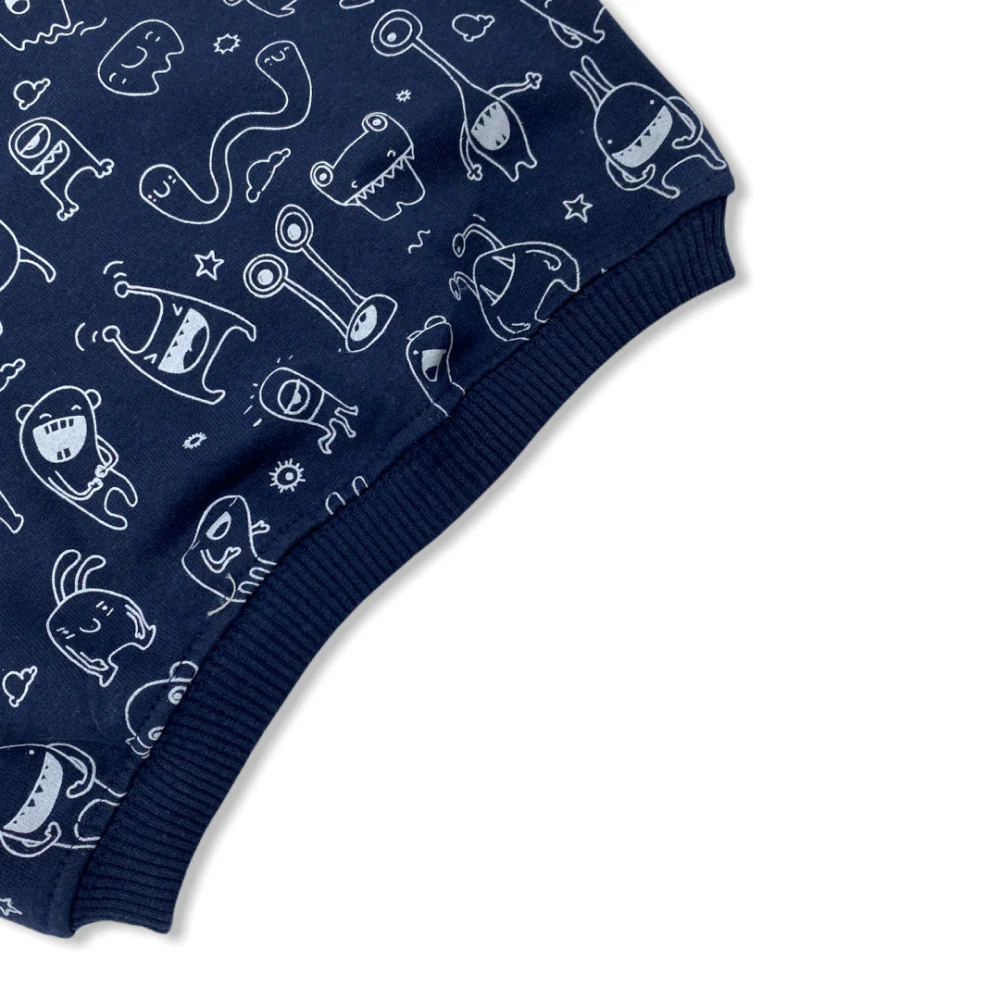 Talking Dog Club Doggy Warmer Monster Sweatshirt for Dogs (Navy Blue) - Image 3