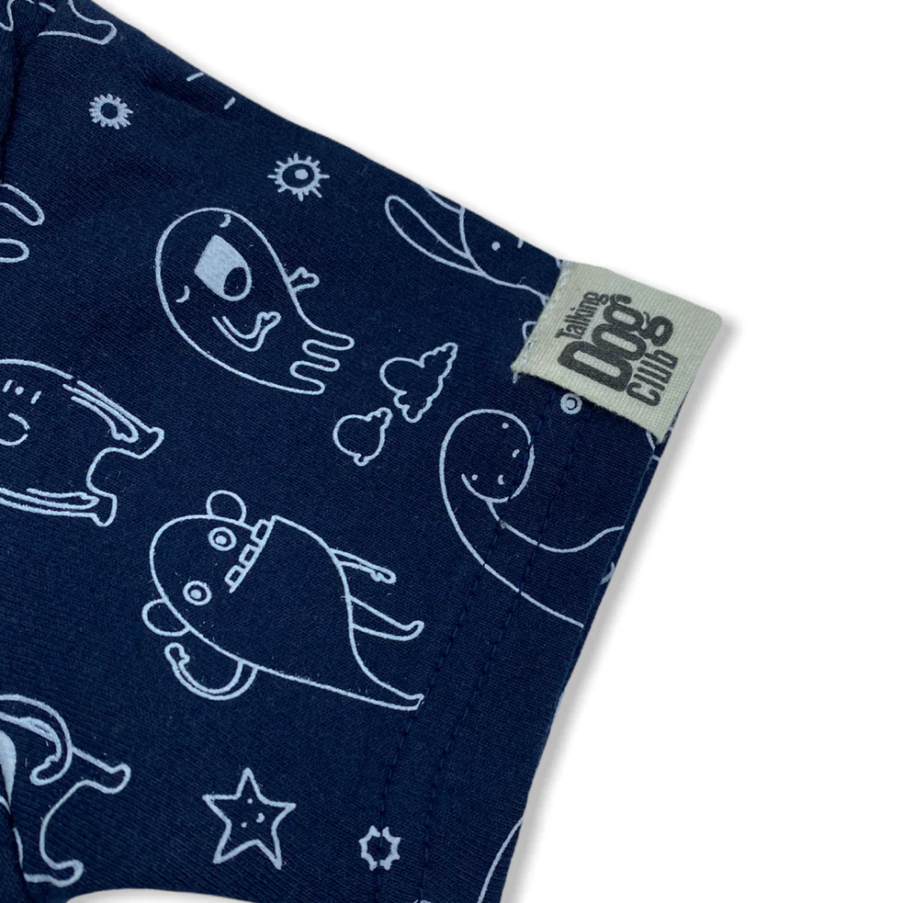 Talking Dog Club Doggy Warmer Monster Sweatshirt for Dogs (Navy Blue) - Image 6