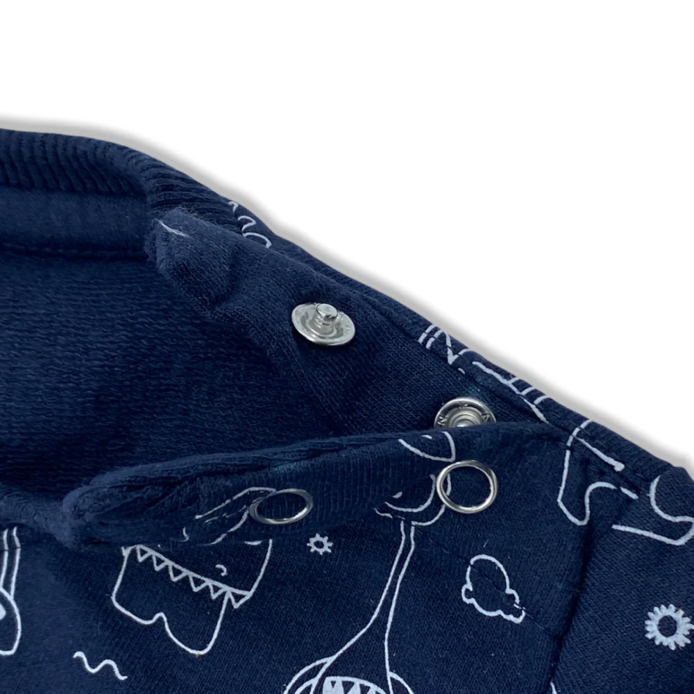Talking Dog Club Doggy Warmer Monster Sweatshirt for Dogs (Navy Blue) - Image 7