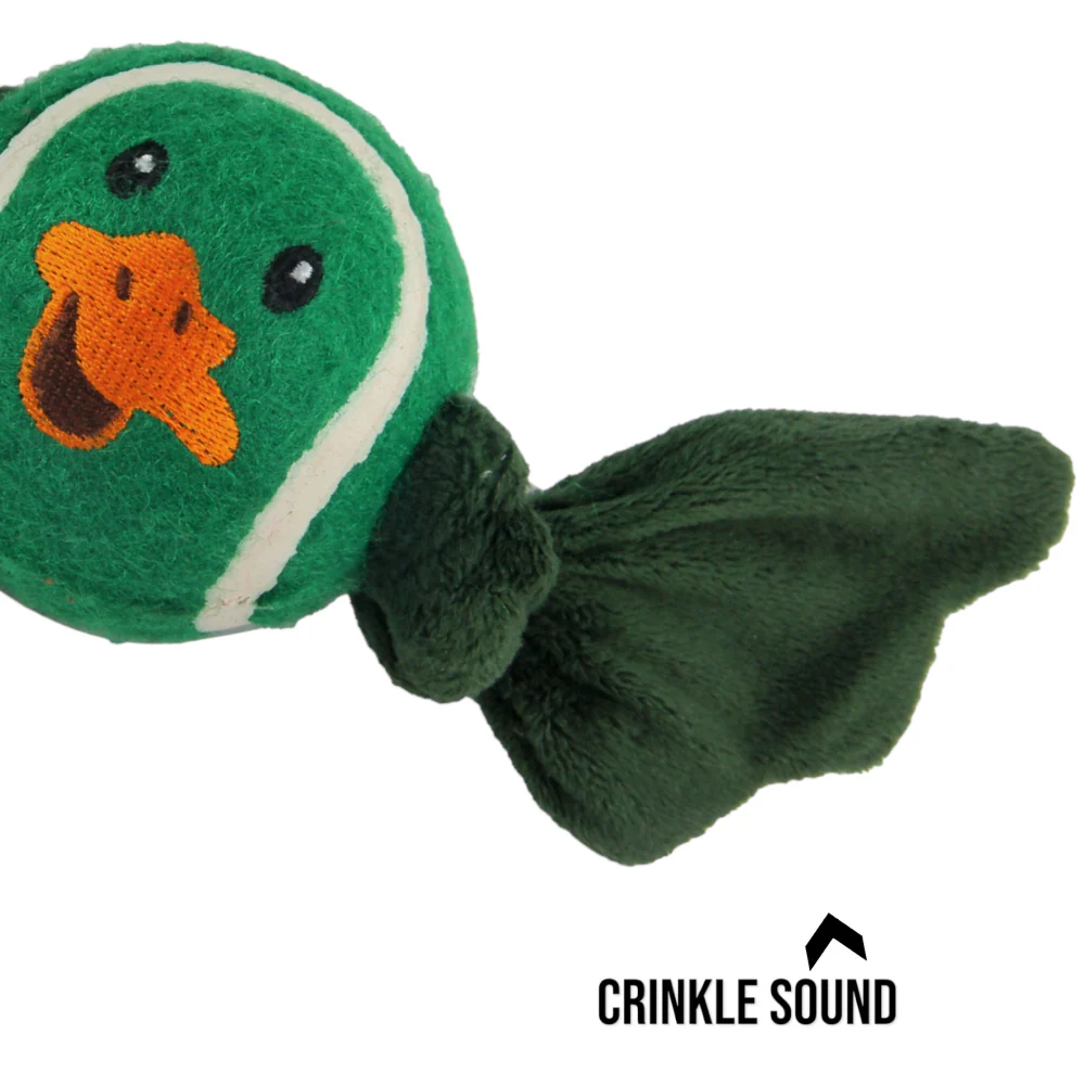 Talking Dog Club Duck Ball with Wings Toy for Dogs (Green) - Image 3