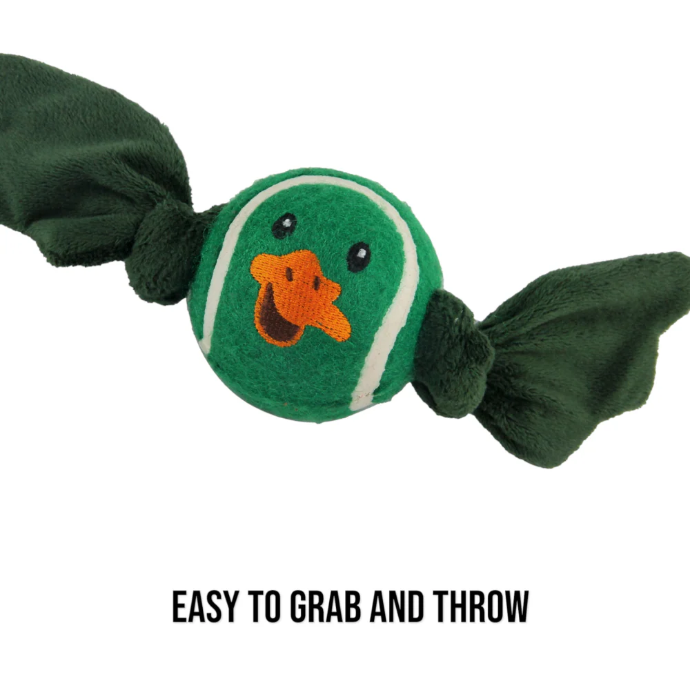 Talking Dog Club Duck Ball with Wings Toy for Dogs (Green) - Image 5