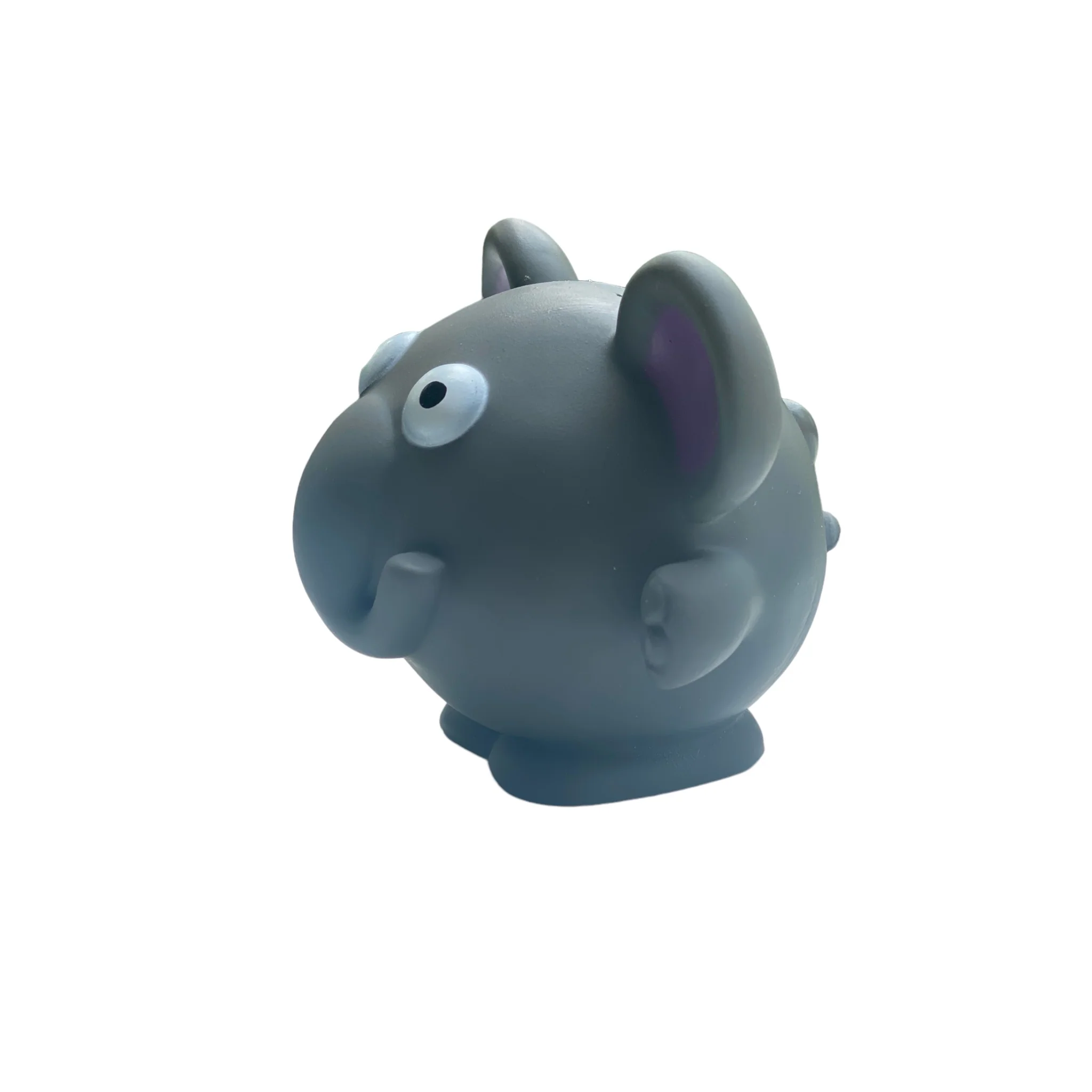 Talking Dog Club Elephant Bouncy Ball Toy for Dogs (Grey) - Image 3