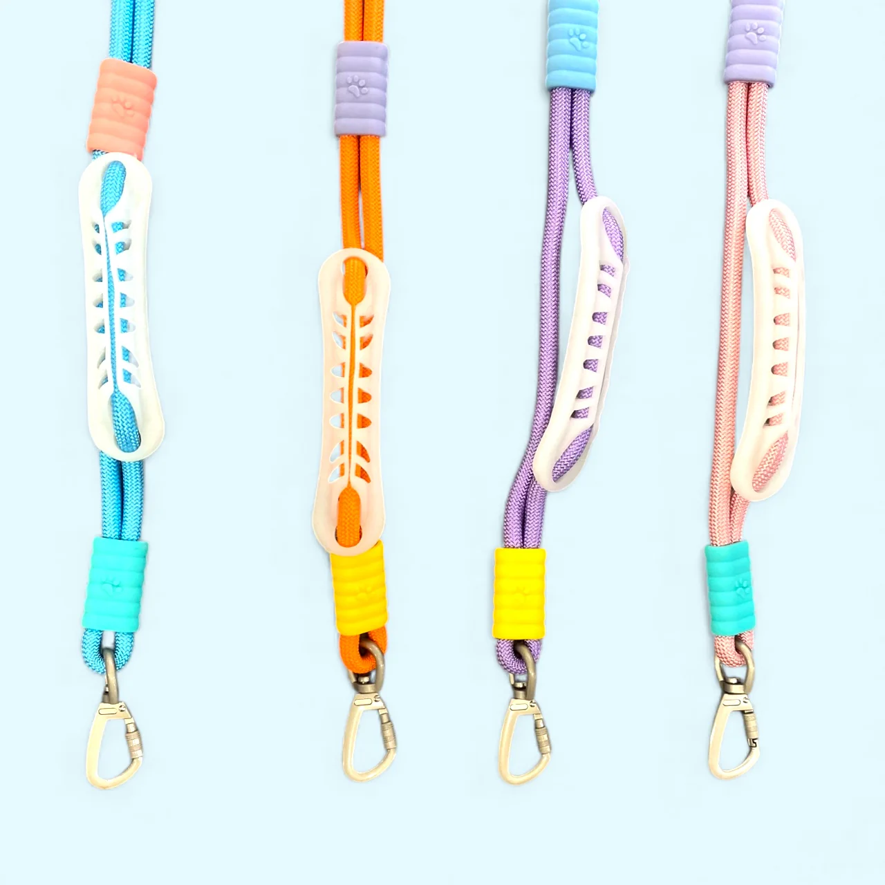 Talking Dog Club Extra Strong Vivid Handle Leash for Dogs (Blue/Green) - Image 5