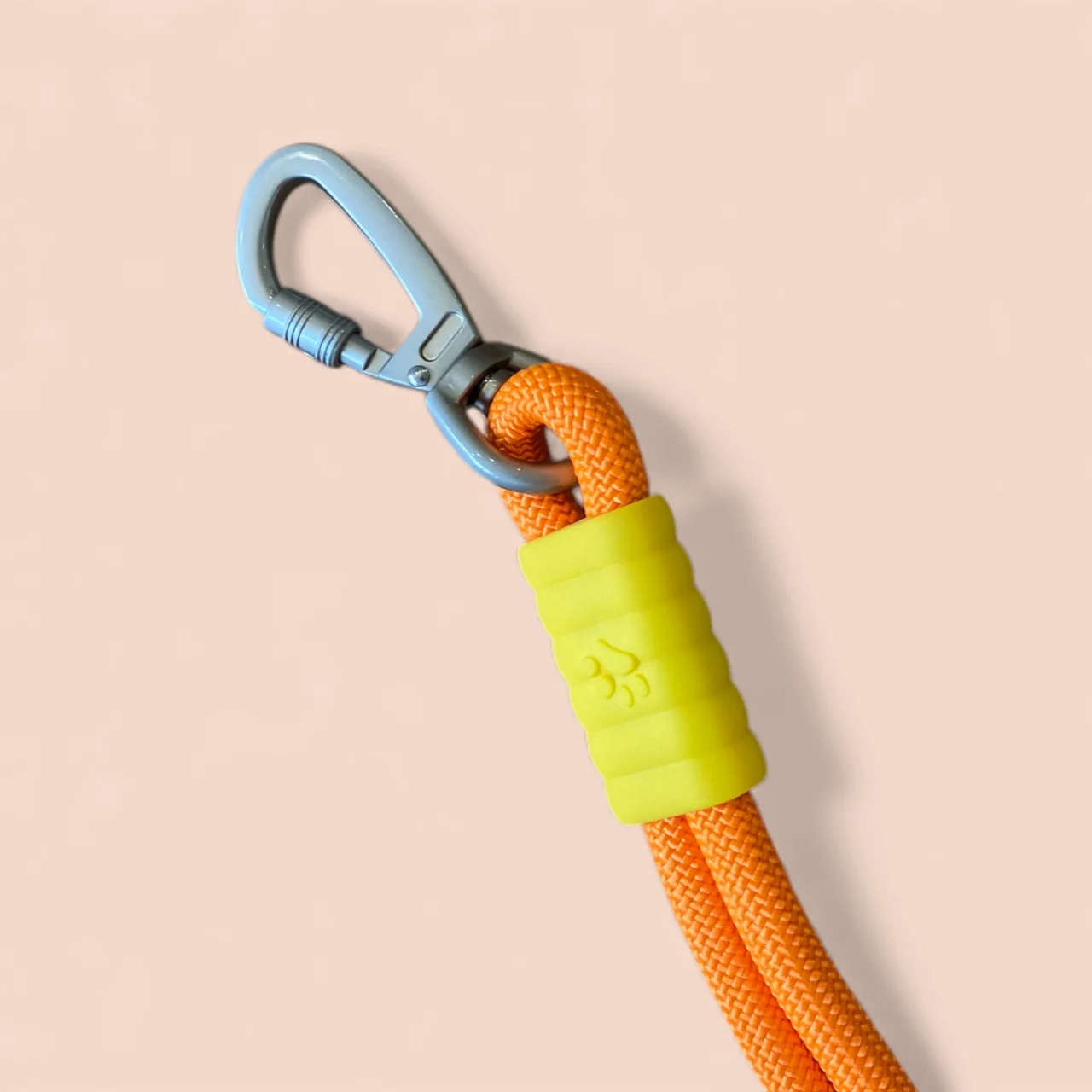 Talking Dog Club Extra Strong Vivid Handle Leash for Dogs (Orange/Purple) - Image 4