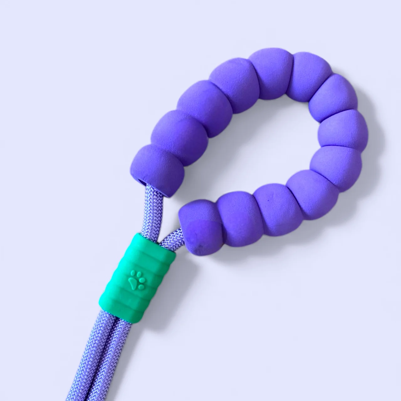 Talking Dog Club Extra Strong Vivid Handle Leash for Dogs (Purple/Purple) - Image 3