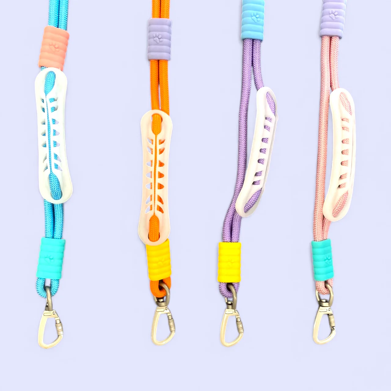 Talking Dog Club Extra Strong Vivid Handle Leash for Dogs (Purple/Purple) - Image 6