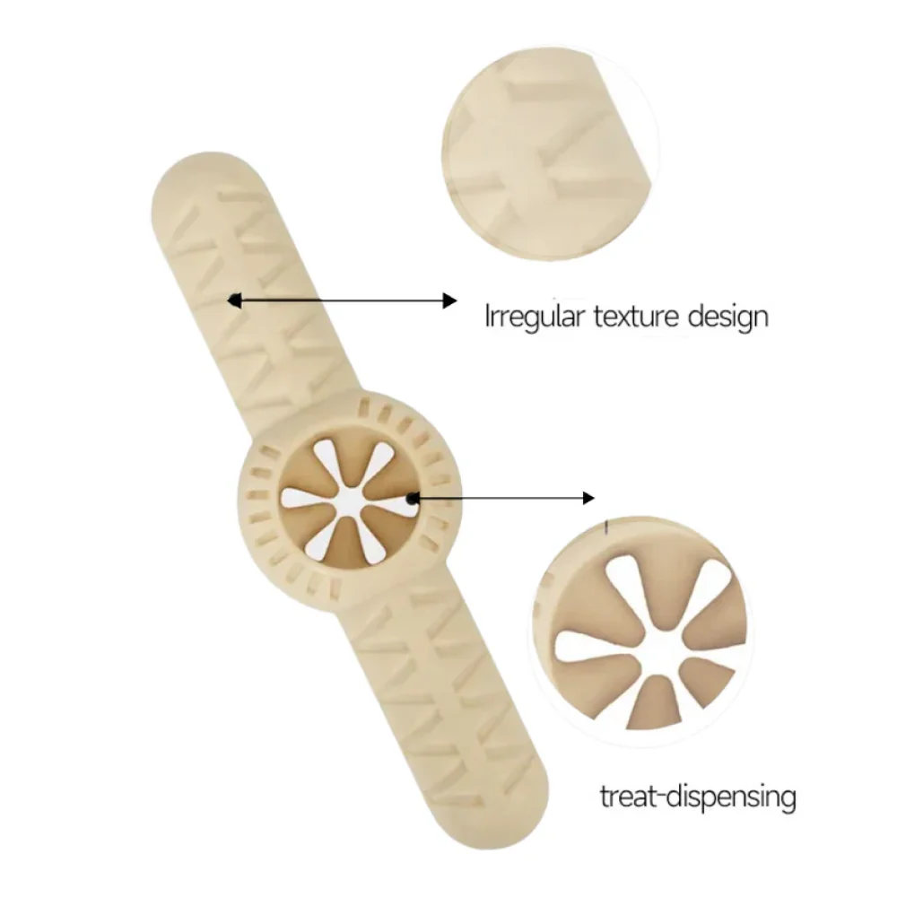 Talking Dog Club Bar Nylon Bone Heavy Chew Toy for Dogs (Brown) - Image 4