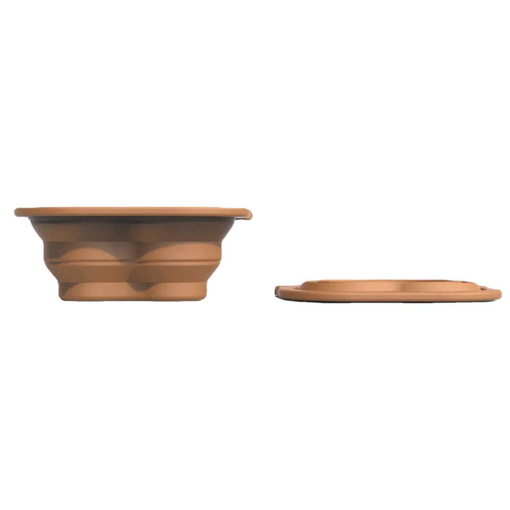 Talking Dog Club Foldable Travel Bowl for Dogs (Brown) - Image 6