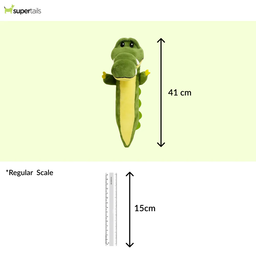 Talking Dog Club Gator Plush Toy for Dogs (Green) - Image 2