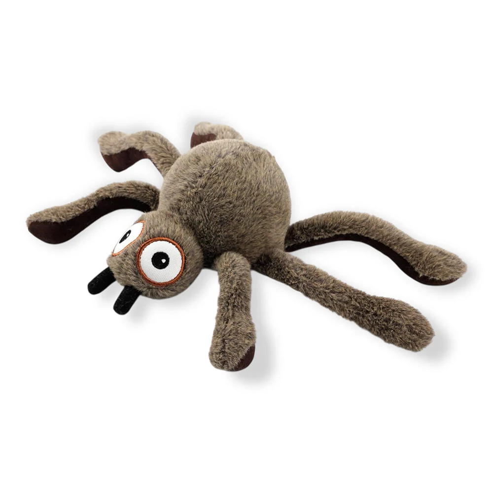 Talking Dog Club Itsy Bitsy Spider Plush Toy for Dogs (Brown) - Image 9