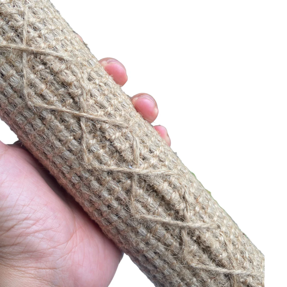 Talking Dog Club Jute Biting Roll Toy for Dogs (Brown) - Image 4