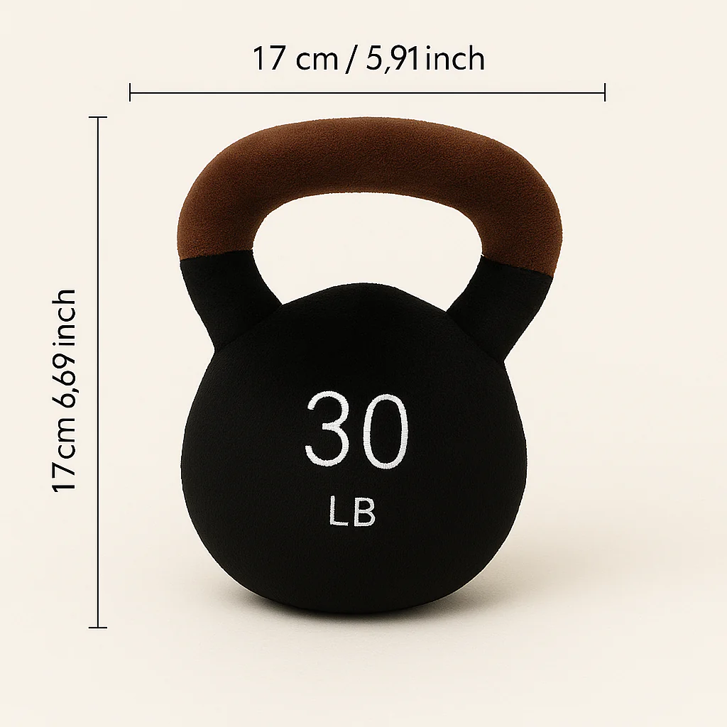 Talking Dog Club Kettle Bell Plush Toy for Dogs - Image 6