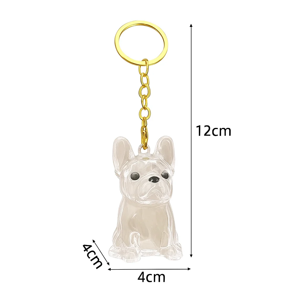 Talking Dog Club French Bulldog Hair Keepsake Capsule Key Chain - Image 3