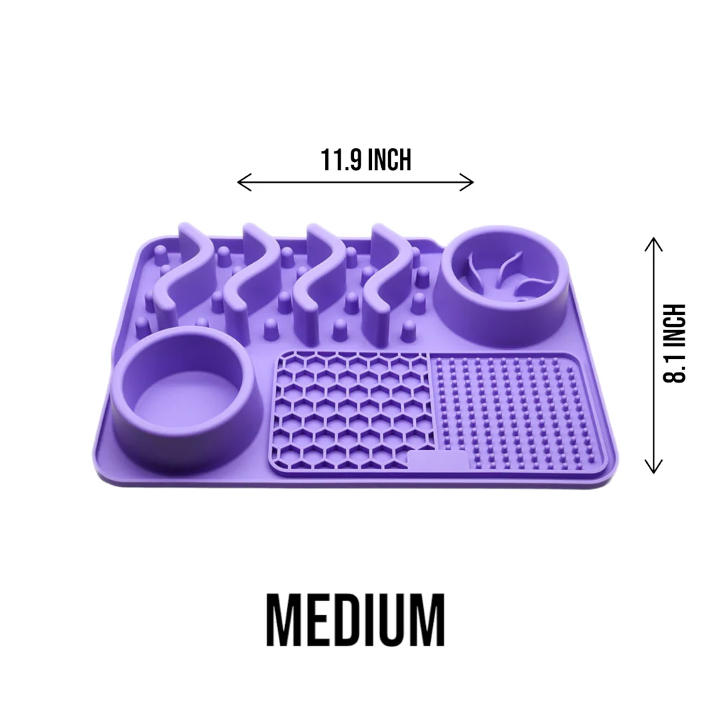 Talking Dog Club Lickables Lick Mat for Dogs and Cats (Purple) - Image 5