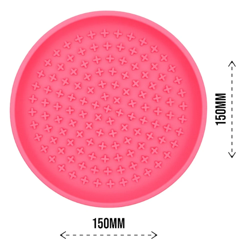 Talking Dog Club Lickables Licking Bowls for Dogs and Cats (Pink) - Image 2