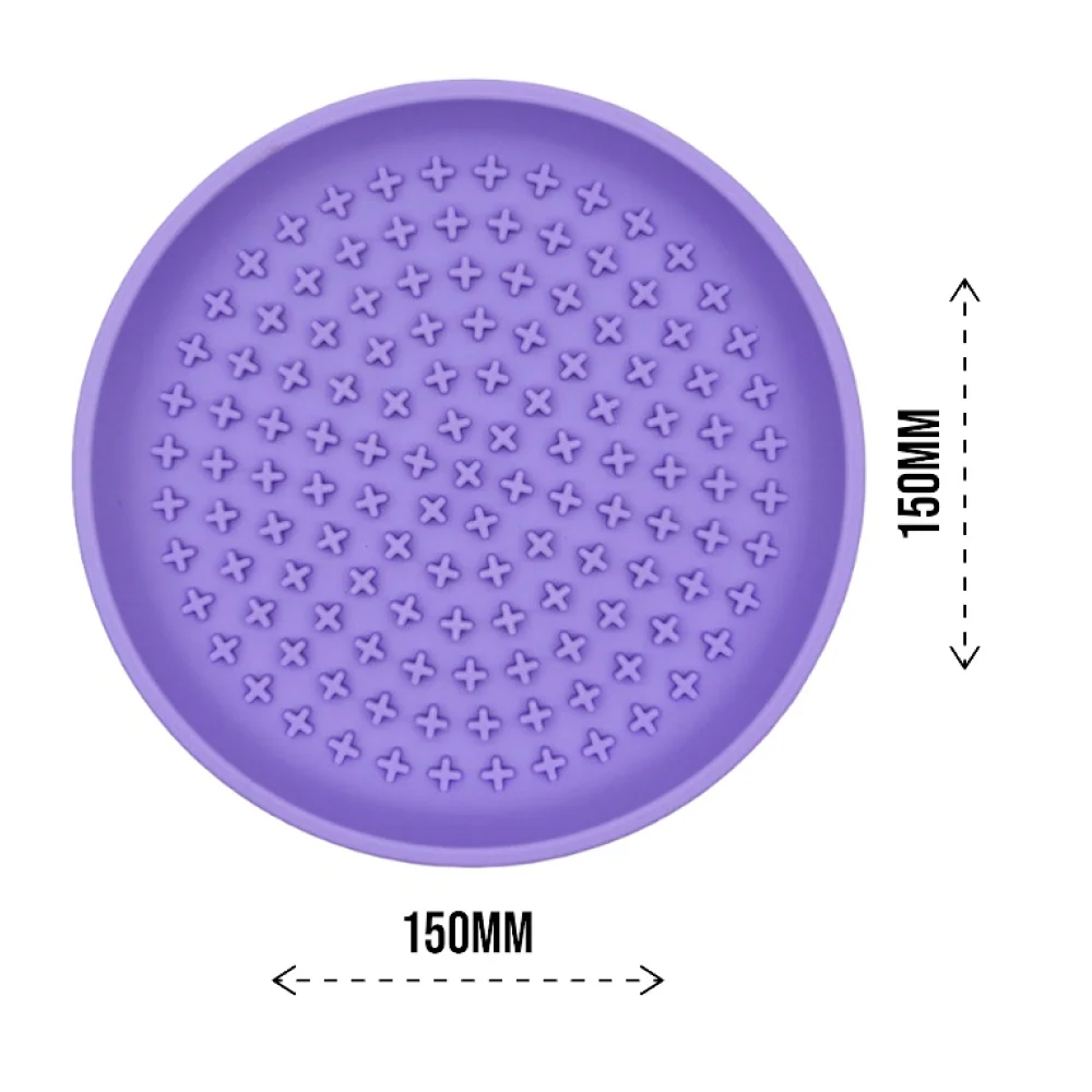Talking Dog Club Lickables Licking Bowls for Dogs and Cats (Purple) - Image 2