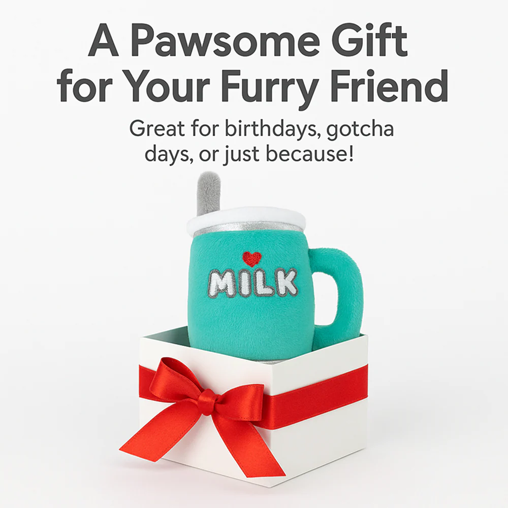 Talking Dog Club Milk Mug Plush Toy for Dogs (Green) - Image 6