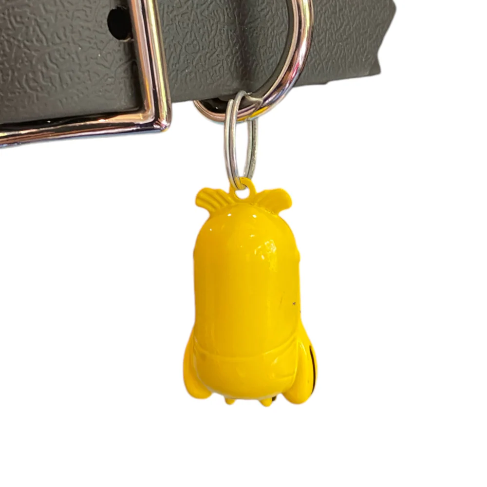 Talking Dog Club Minion Cartoon Collar Bell For Cats & Dogs (Yellow) - Image 3