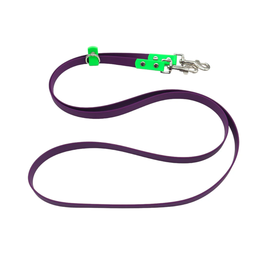 Talking Dog Club Multifunction Handsfree Leash for Dogs (Purple/Green) - Image 9