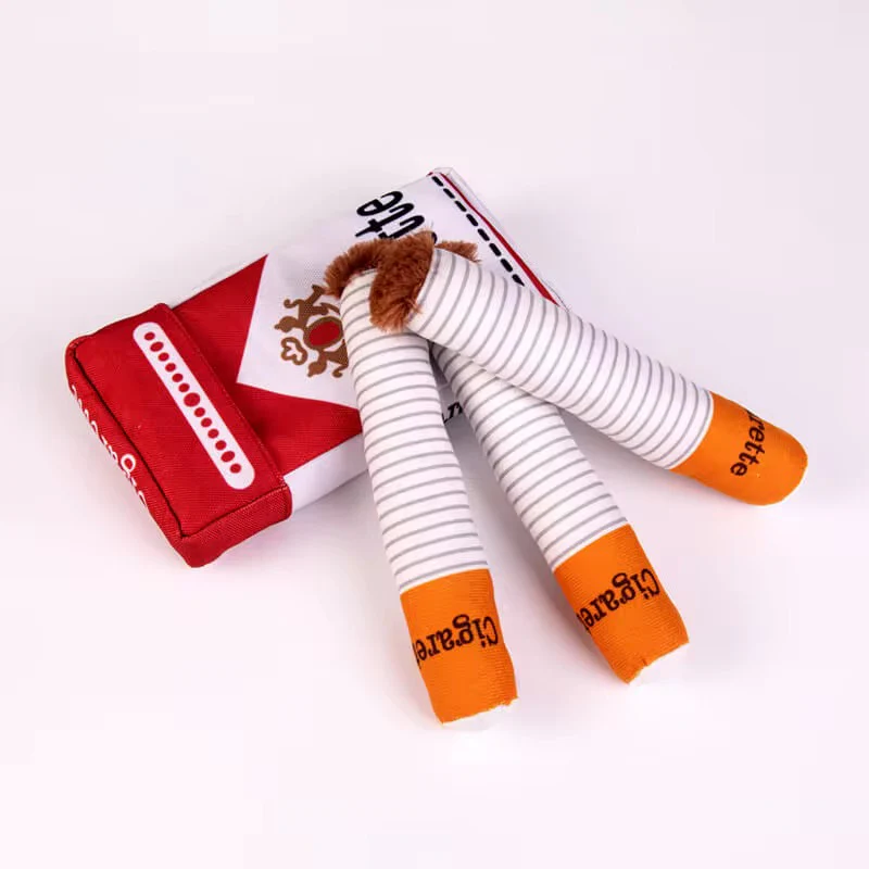 Talking Dog Club No Smoke Cigarette with Cover Plush Toy for Dogs - Image 12